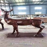 玻璃钢小鹿雕塑现货