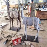 玻璃钢小鹿雕塑现货