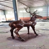 玻璃钢小鹿雕塑现货
